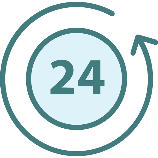 24 stunden kostenlos Icon 24 stunden kostenlos Icon