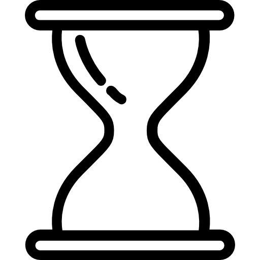 reloj de arena icono gratis