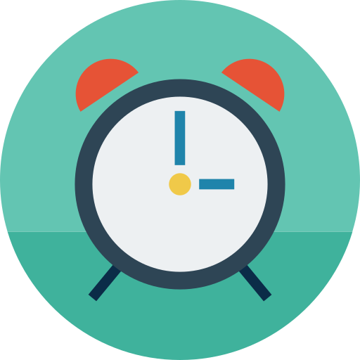 Alarm clock Generic Circular icon