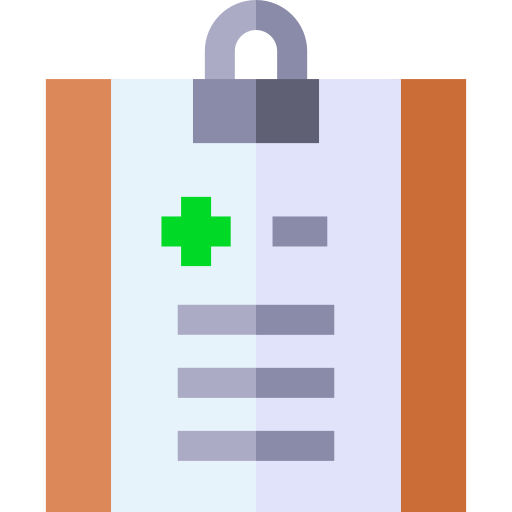 informe médico icono gratis