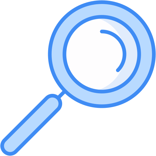 Magnifier Generic Blue icon