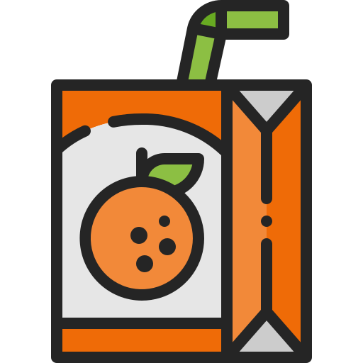 Juice Box Generic Outline Color Icon