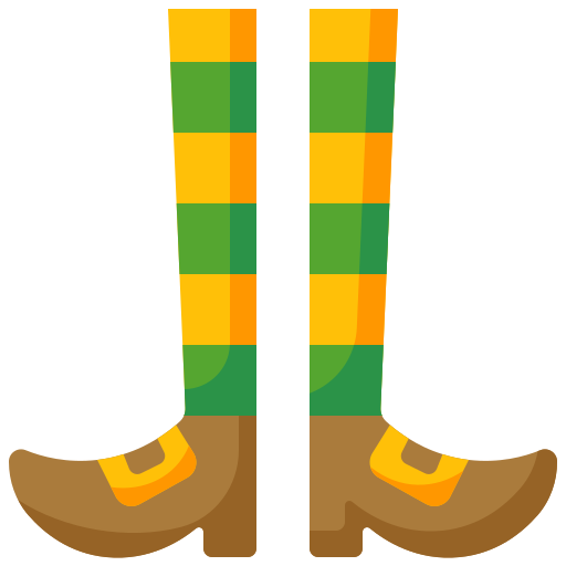 zapato de duende icono gratis