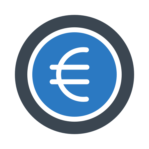 euro icono gratis