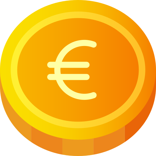 Euro Generic Flat Gradient Icon