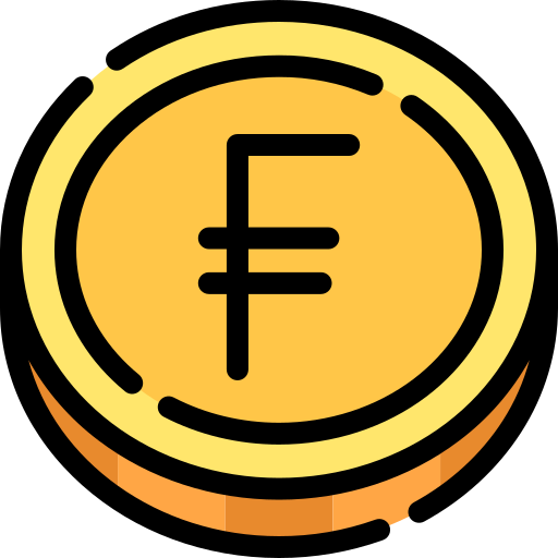 franco suizo icono gratis