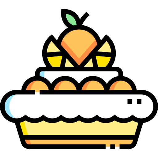 pastel de frutas icono gratis