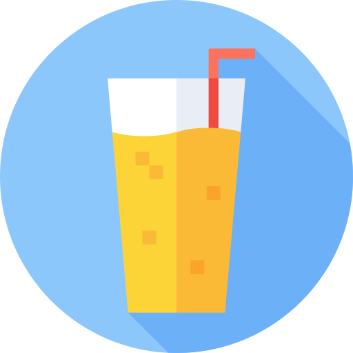 Lemonade Flat Circular Flat icon