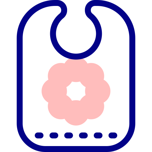 bavoir Icône gratuit