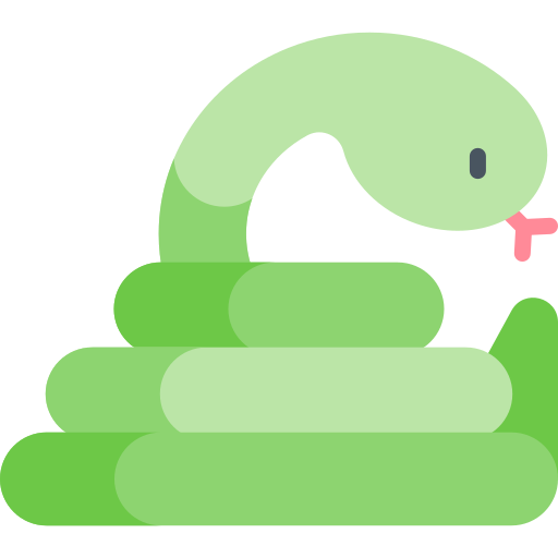 Snake Kawaii Flat icon