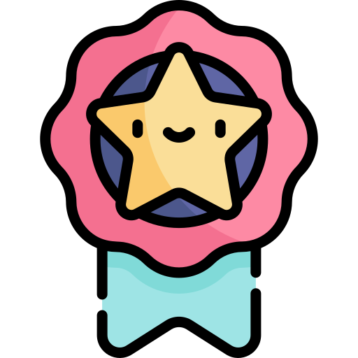 Achievement Kawaii Lineal color icon