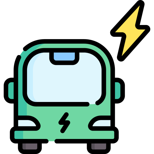 Ônibus elétrico grátis ícone