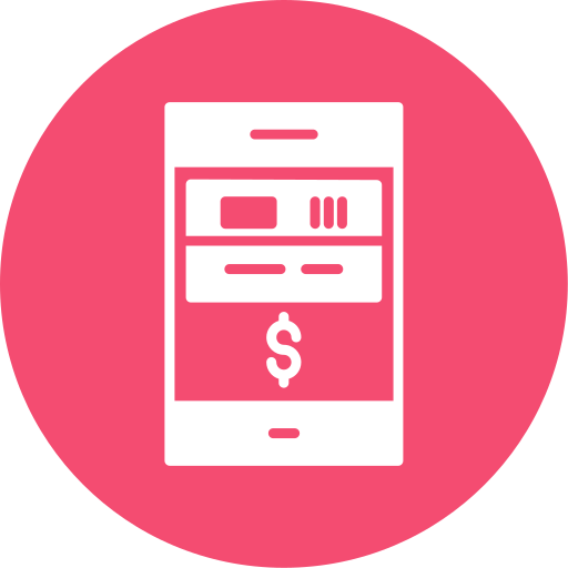 pago en línea icono gratis
