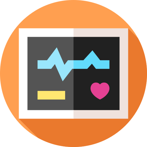 Électrocardiogramme Icône gratuit Électrocardiogramme Icône gratuit