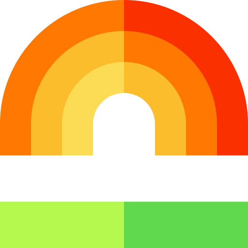 arco-íris grátis ícone