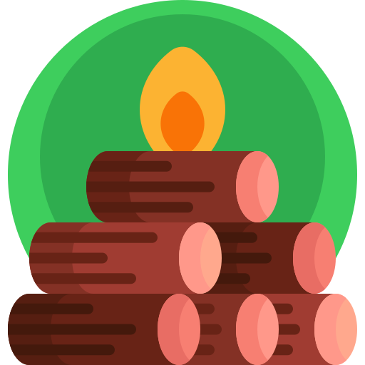 hoguera icono gratis