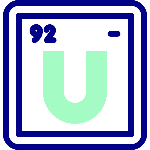 uranio icono gratis