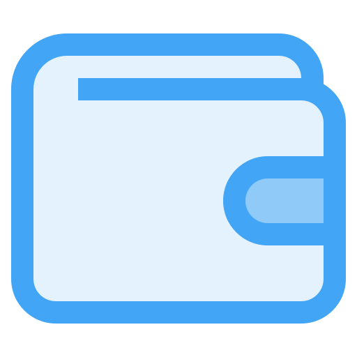 Wallet Generic Blue icon