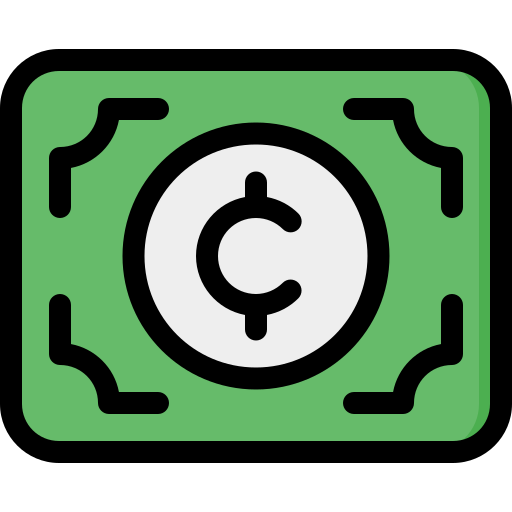 dinero en efectivo icono gratis