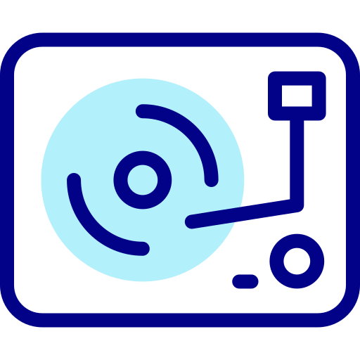 Turntable free icon Turntable free icon