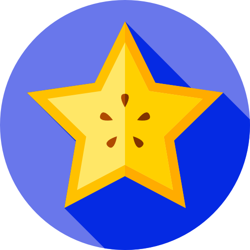 Carambola Flat Circular Flat icon