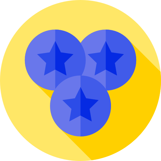 Blueberry Flat Circular Flat icon