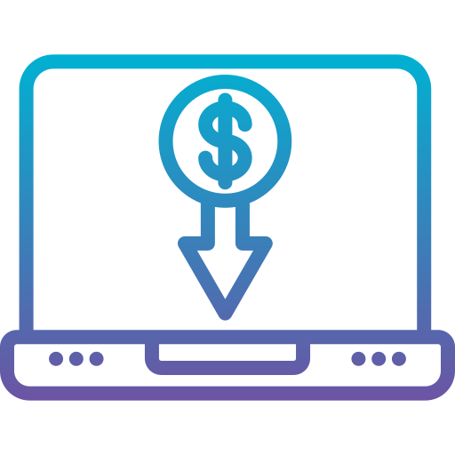 pérdida icono gratis