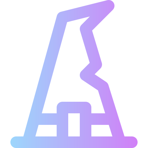 Witch hat free icon