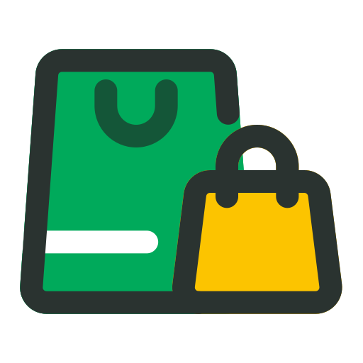 Shopping bag Generic Outline Color icon