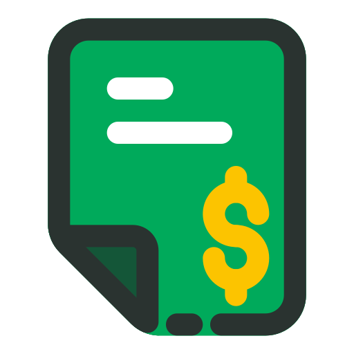 Invoice Generic Outline Color icon