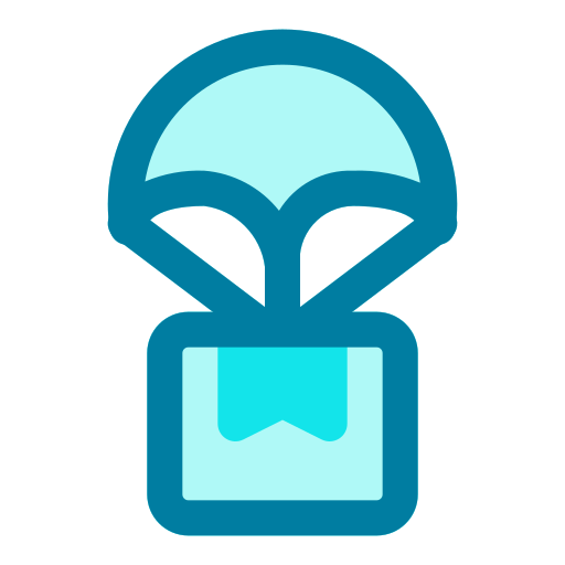 Parachute free icon