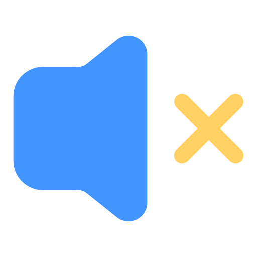 silencio icono gratis