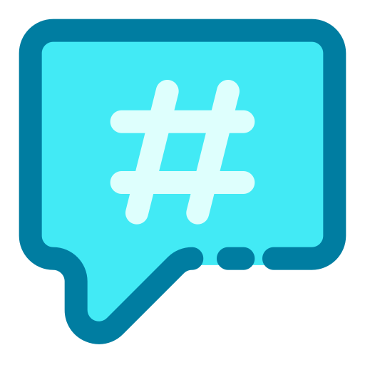 hashtag kostenlos Icon