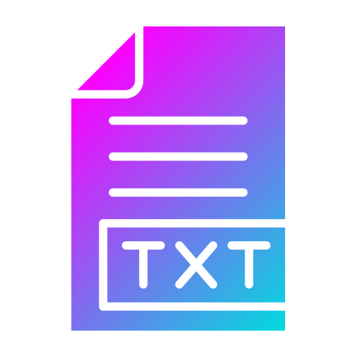 txt icono gratis