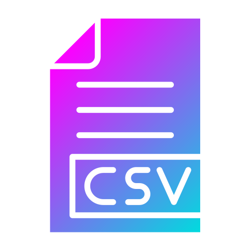 csv icono gratis