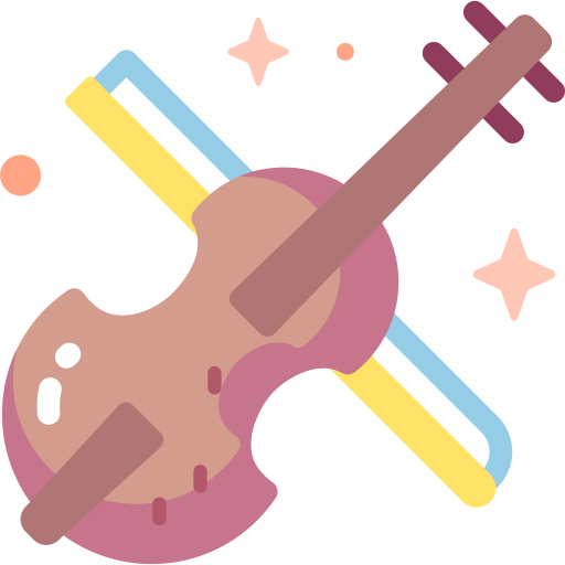 violín icono gratis