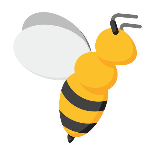 abeja icono gratis