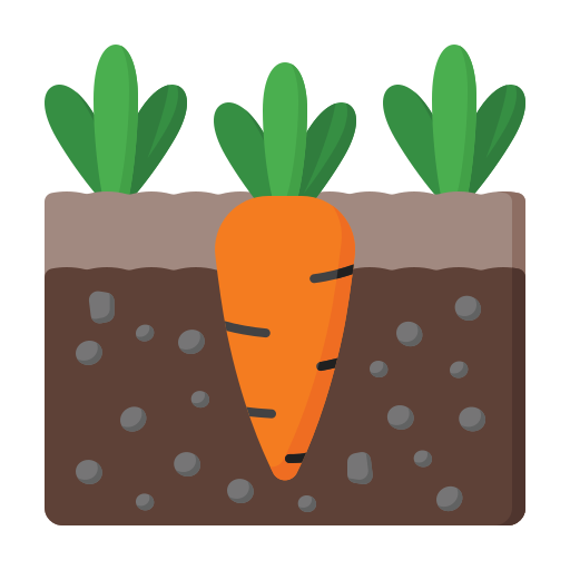 zanahorias icono gratis