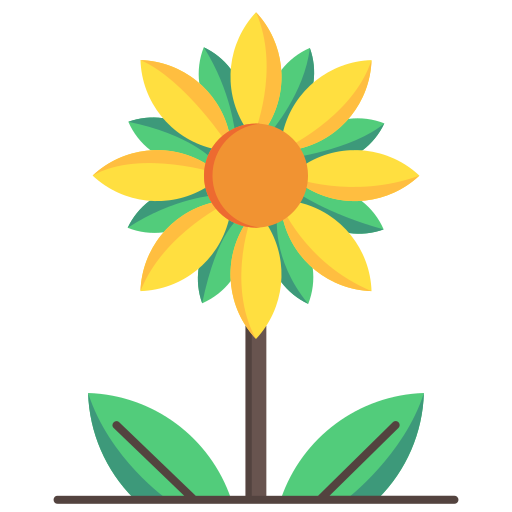 Sunflower Generic Flat icon