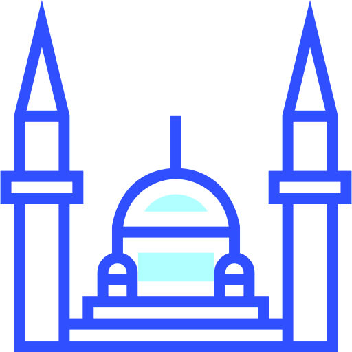 mezquita azul icono gratis