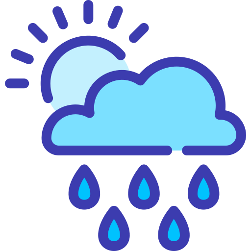 Rain Generic Blue Icon