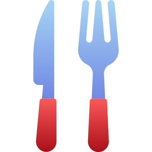 Talheres garfo faca e colher para ícone de comida talheres para prato