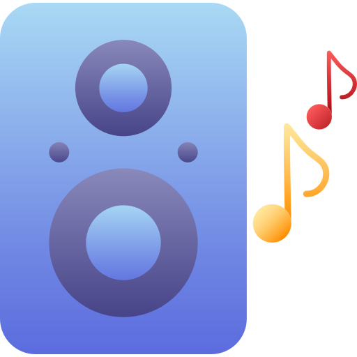 altavoz icono gratis