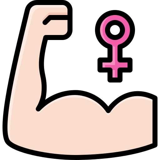 poder femenino icono gratis
