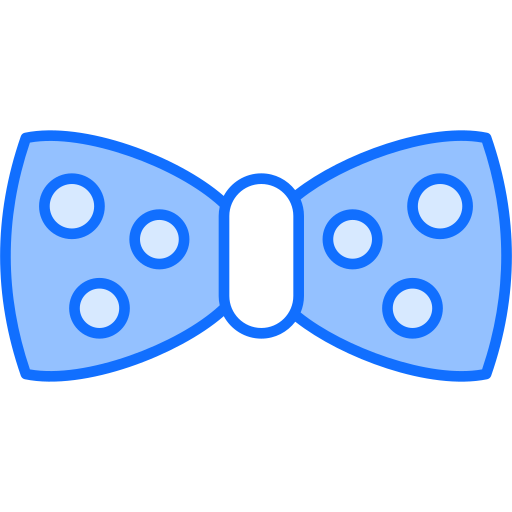 Bow tie Generic Blue icon