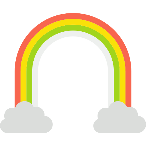Rainbow free icon Rainbow free icon