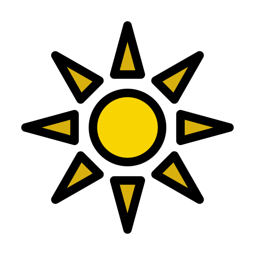 Sun free icon