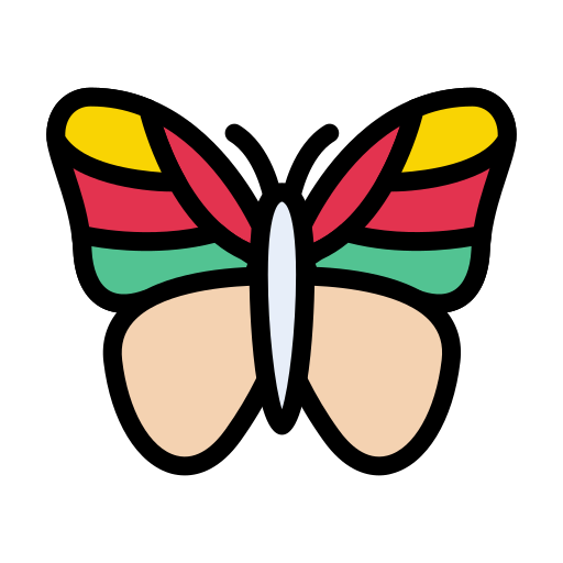 borboleta grátis ícone