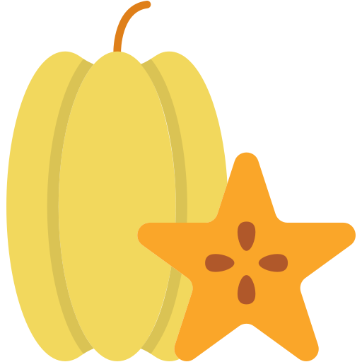 fruta estrella icono gratis