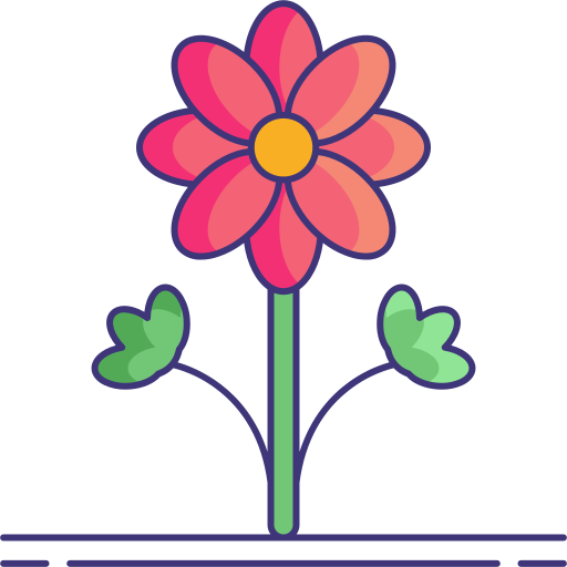 Flower Flaticons Lineal Color icon